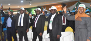 From left: Principal Manager, Security Services Department, Central Bank of Nigeria (CBN), Mr Chris Onunkwo; Deputy Director, Information Technology Development, Ademola Adedoyin; Deputy Director of Banking Services, Hamisu Abdullahi; Representative of the Deputy Governor of Operations, Dr Adetona Adedeji; and the Acting Director, Corporate Communication, Hakama Ali, during a nationwide  sensitisation campaign on safeguarding the Naira organised by CBN at the International Trade Fair in Abuja on Wednesday (24/9/25).0272/ WED/SEP/24/2025/Deborah Bada/NAN