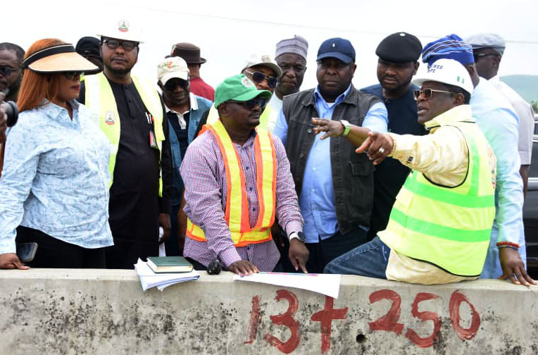 Inspection of construction of Abuja-Lokoja Dual-Carriageway Lane in Kogi