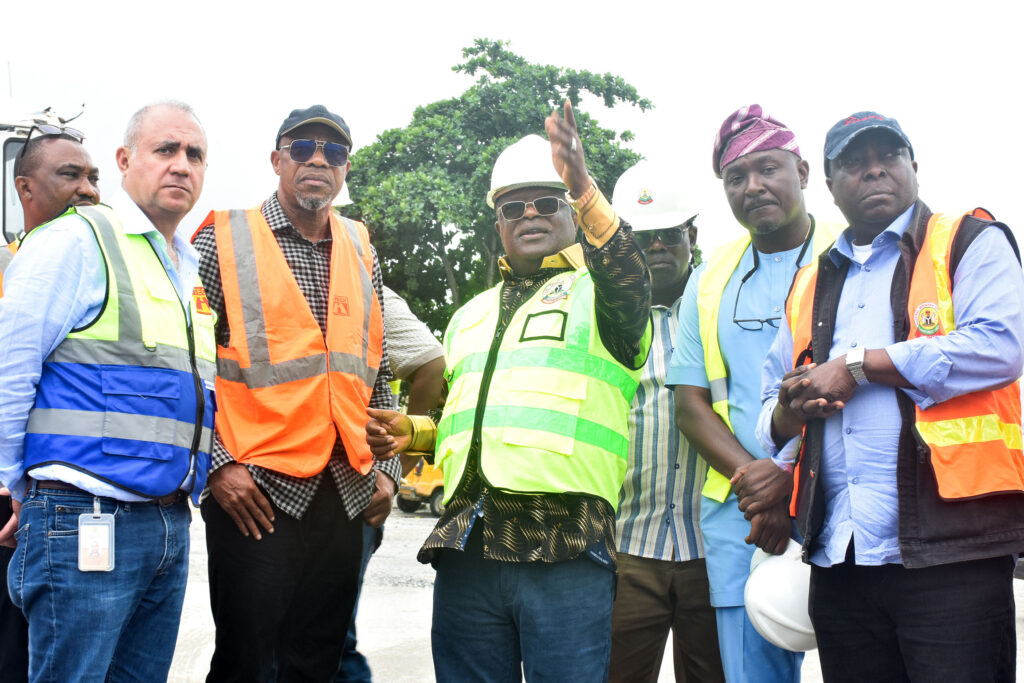 Inspection of Lagos-Calabar Coaster Highway in Lagos