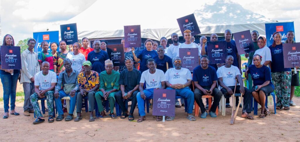 Members of the Adaka Community Advocacy Club, Adaka, Makurdi, Benue state, demands freedom from the sovereign debt crisis