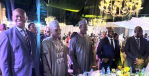 Minister of Finance and Coordinating Minister of the Economy, Mr Taiwo Oyedele (M); Permanent Secretary, Federal Ministry of Finance, Raymond Omach (2nd R); Permanent Secretary, Special Duties, Mr Mohammed Danjuma (2nd L); and others during the Send-Forth Reception for the Class of 2025 and 2026, and the 2025 rewards and recognition ceremony, held to celebrate retirees and recognize their outstanding contributions to the Service in Abuja on Thursday (27/8/26).